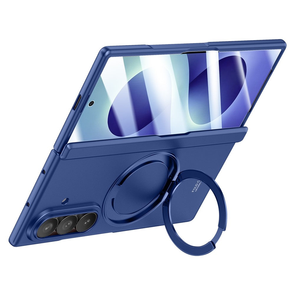 For Samsung Galaxy Z Fold8 Ultra Case Kickstand Skin Touch PC Phone Cover Built-In Screen Protector