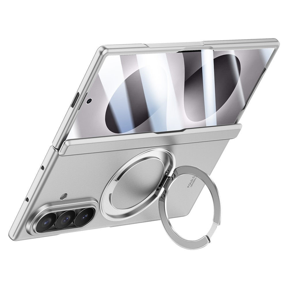 For Samsung Galaxy Z Fold8 Ultra Case Kickstand Skin Touch PC Phone Cover Built-In Screen Protector