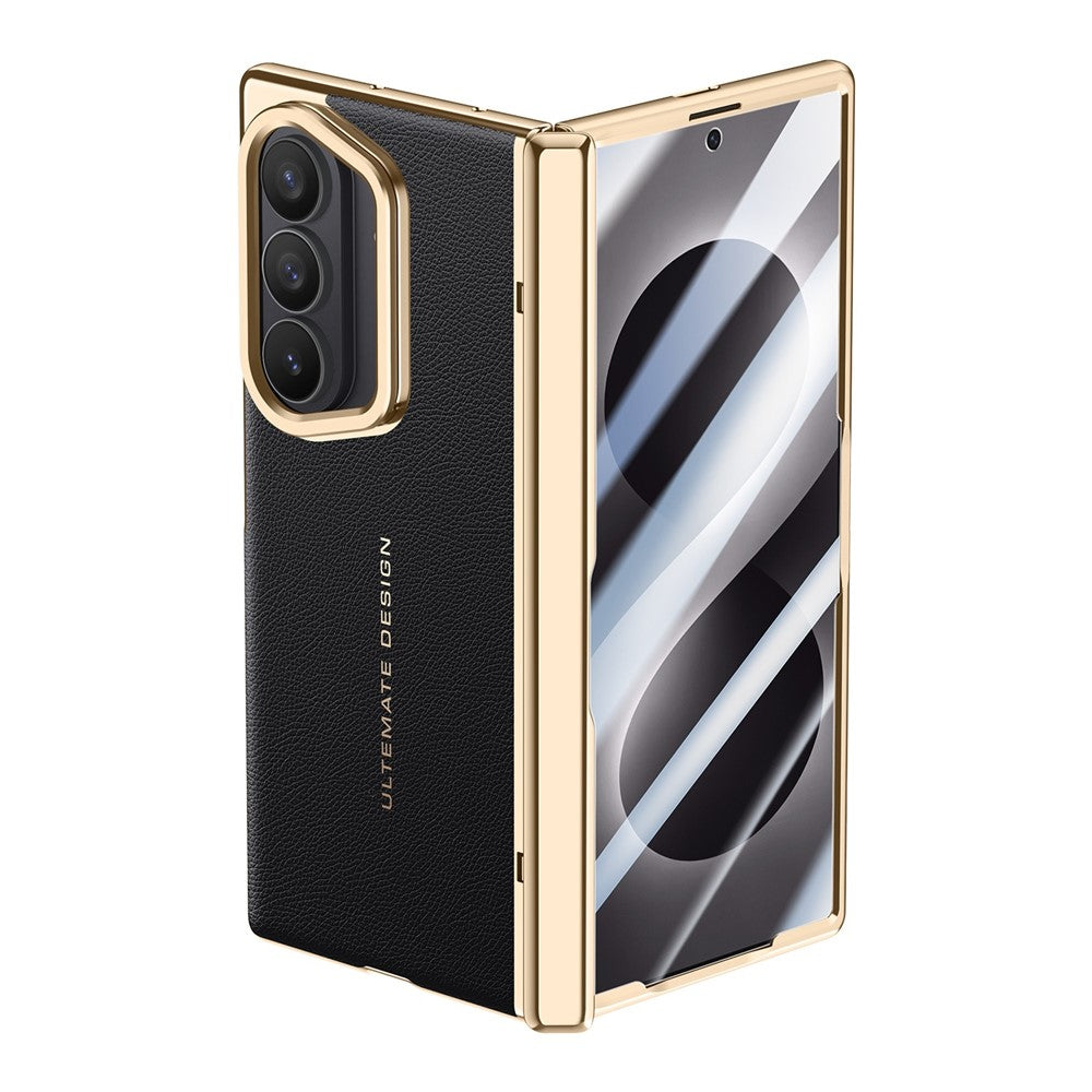 For Samsung Galaxy Z Fold8 Ultra Case with Tempered Glass Screen Protector Lens Kickstand Electroplated Phone Cover