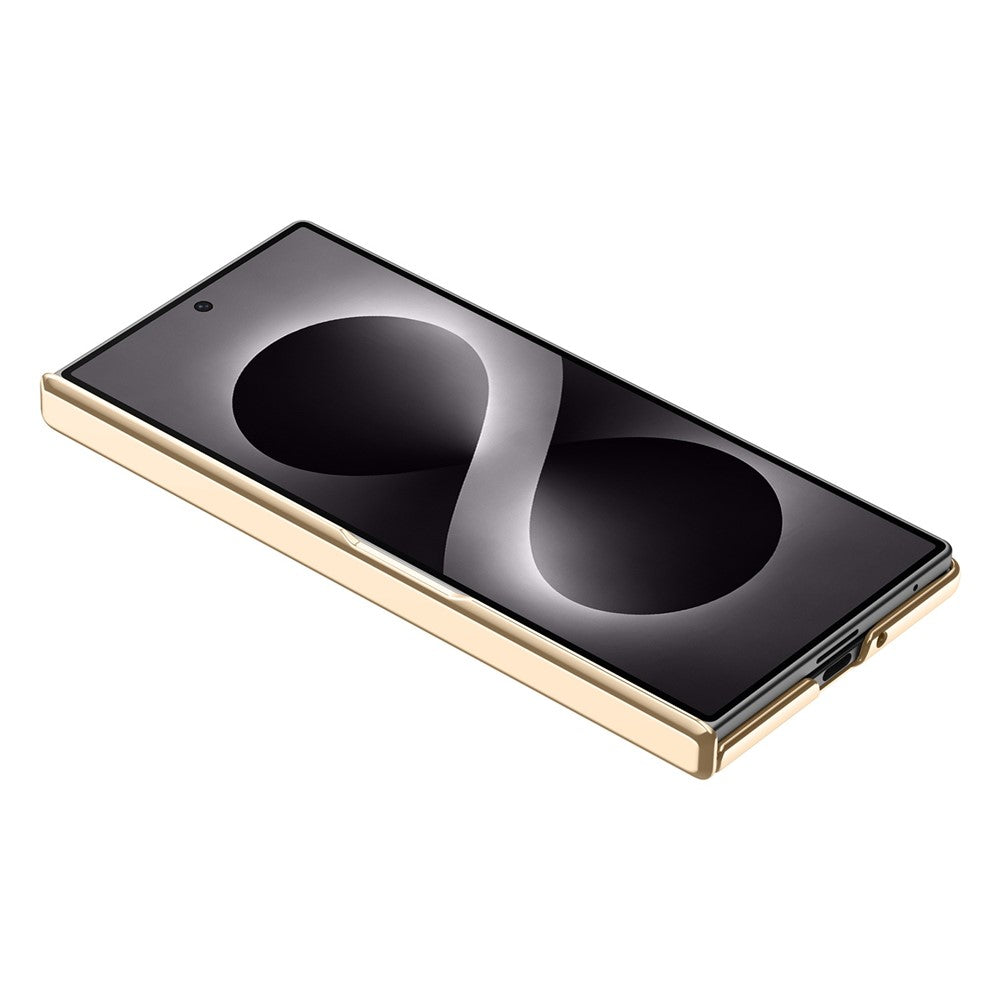 For Samsung Galaxy Z Fold8 Ultra Case with Tempered Glass Screen Protector Lens Kickstand Electroplated Phone Cover