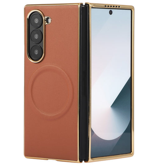 Galaxy Z Fold8 Ultra – Magnetische Handyhülle aus Kunststoff, PU-Leder und TPU