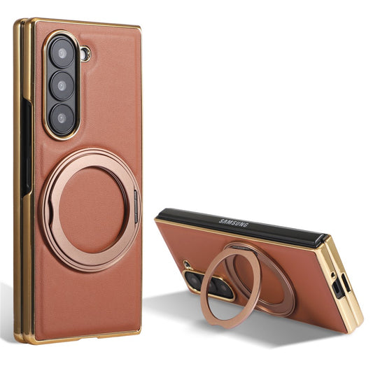 Galaxy Z Fold8 Ultra – Magnetische Handyhülle aus Kunststoff, PU-Leder und TPU, mit Ständer