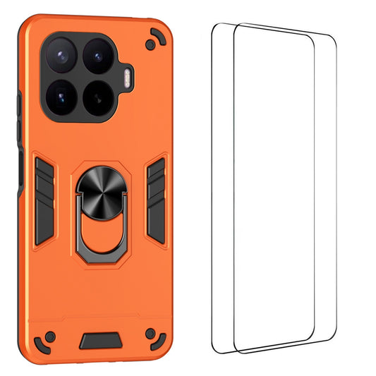 Xiaomi 17T – Magnetische Handyhülle aus PC und TPU, mit Ständer, mit Displayschutz, stoßfest