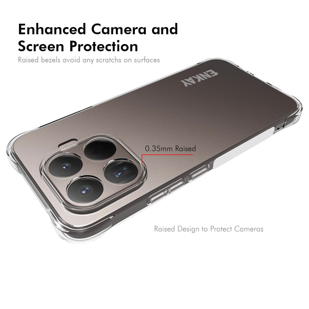 Xiaomi 17T Pro – Transparente Handyhülle aus TPU, stoßfest
