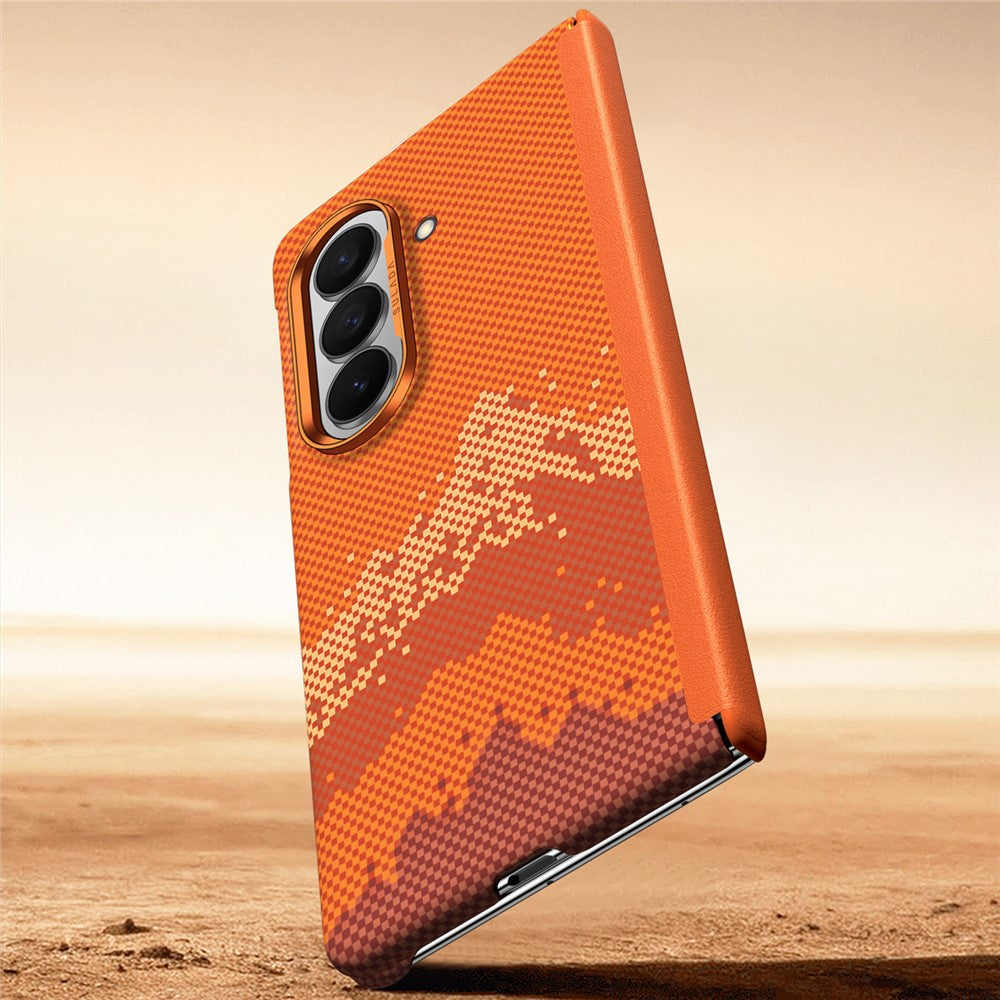 SULADA for Samsung Galaxy Z Fold8 Ultra Case Golden Mountain Pattern Skin-Feel Hard PC Slim Phone Cover