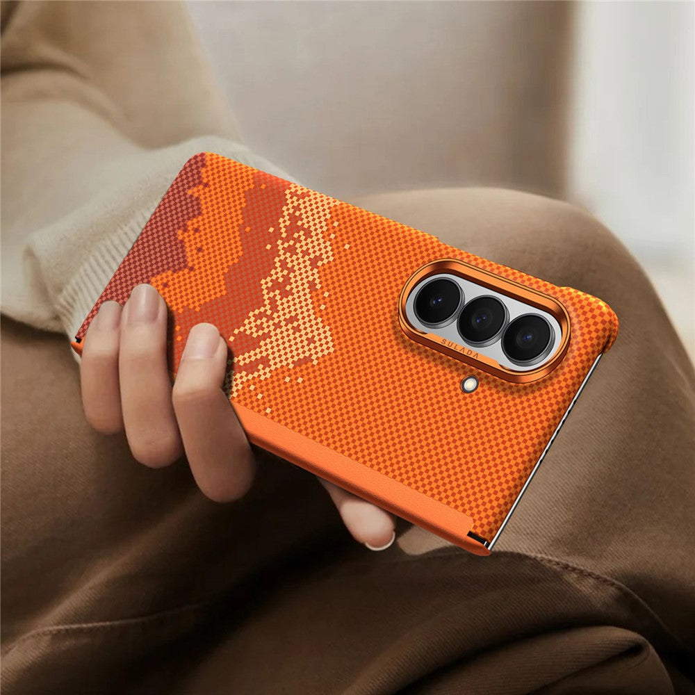 SULADA for Samsung Galaxy Z Fold8 Ultra Case Golden Mountain Pattern Skin-Feel Hard PC Slim Phone Cover