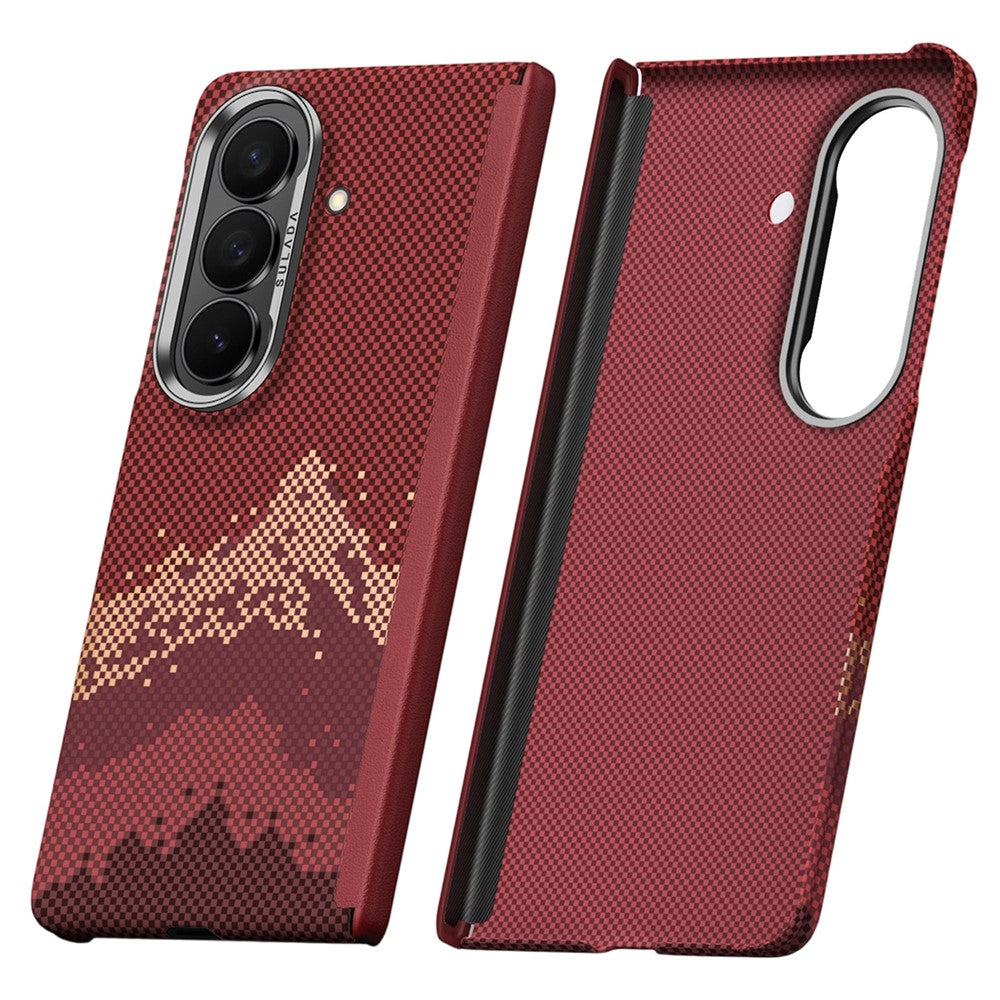 SULADA for Samsung Galaxy Z Fold8 Ultra Case Golden Mountain Pattern Skin-Feel Hard PC Slim Phone Cover
