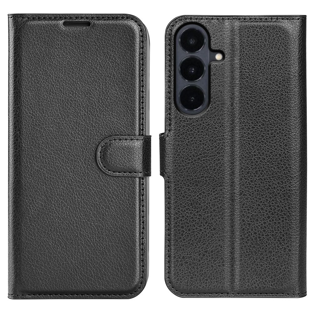 For Samsung Galaxy S26 FE Case Wallet Stand Litchi Texture Shockproof Leather Phone Cover