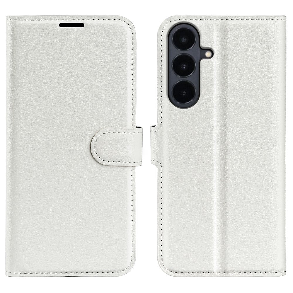 For Samsung Galaxy S26 FE Case Wallet Stand Litchi Texture Shockproof Leather Phone Cover