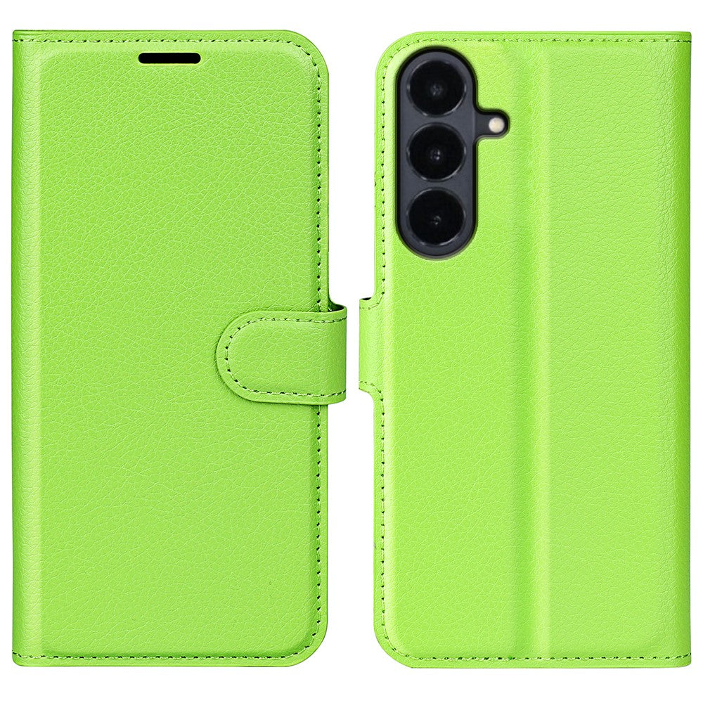 For Samsung Galaxy S26 FE Case Wallet Stand Litchi Texture Shockproof Leather Phone Cover