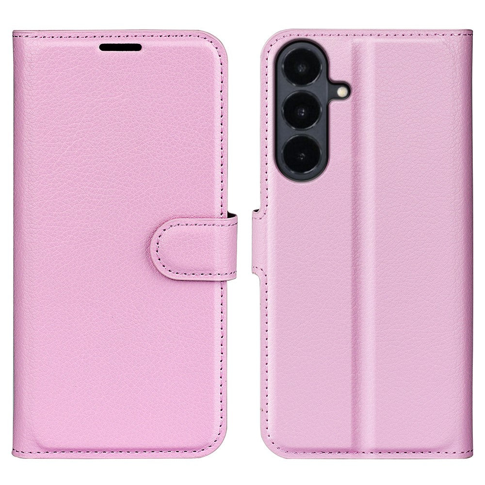 For Samsung Galaxy S26 FE Case Wallet Stand Litchi Texture Shockproof Leather Phone Cover
