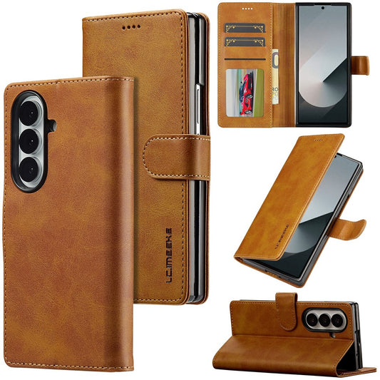 Galaxy Z Fold8 Ultra – Wallet-Handyhülle aus PU-Leder und TPU, mit Ständer