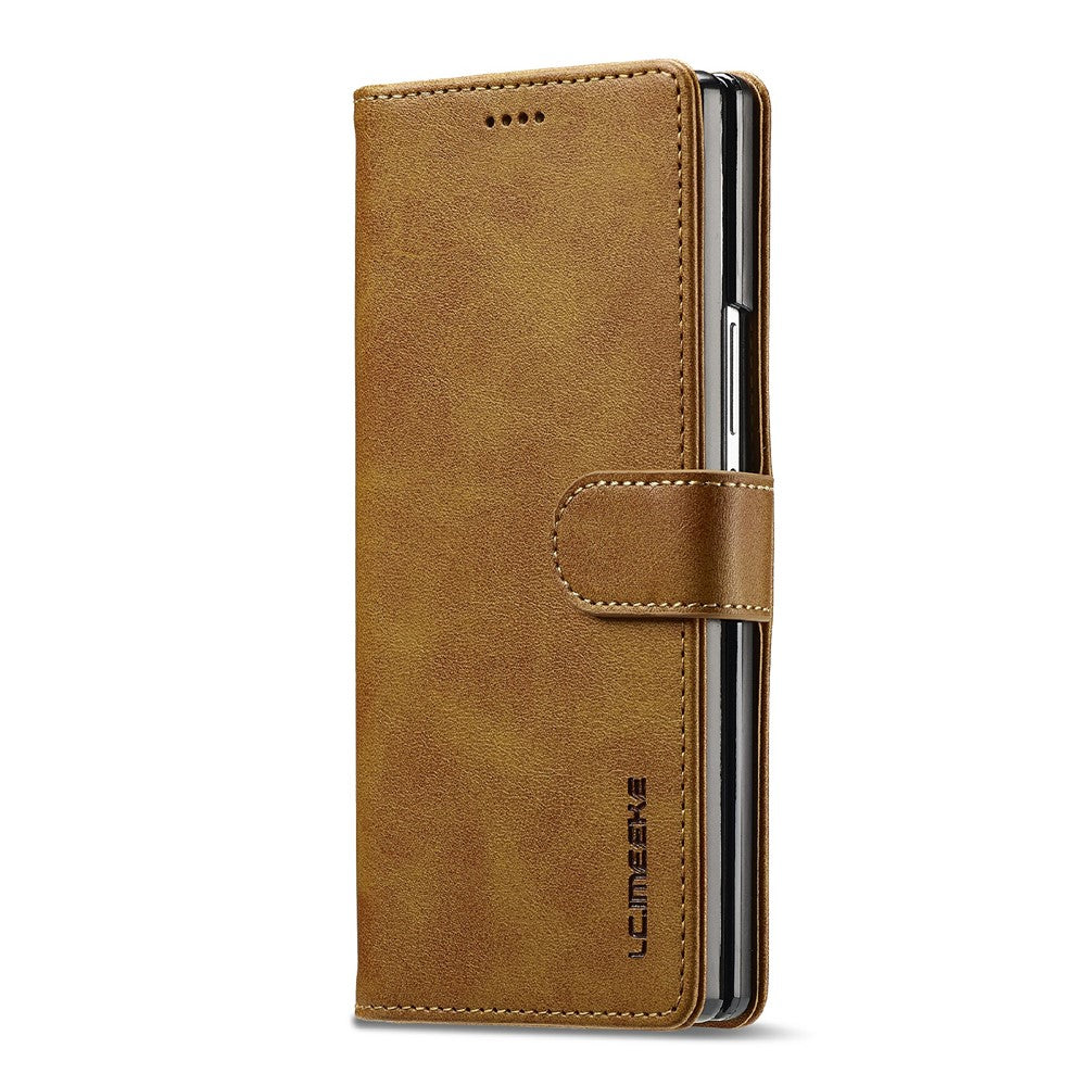 LC.IMEEKE for Samsung Galaxy Z Fold8 Ultra Case Wallet Calf Texture Leather Phone Cover