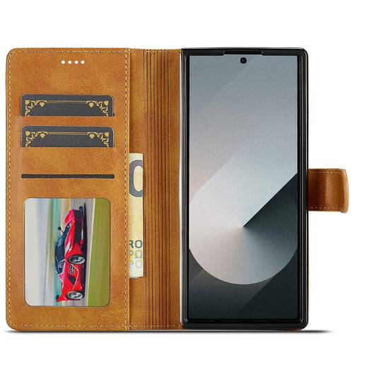 Galaxy Z Fold8 Ultra – Wallet-Handyhülle aus PU-Leder und TPU, mit Ständer