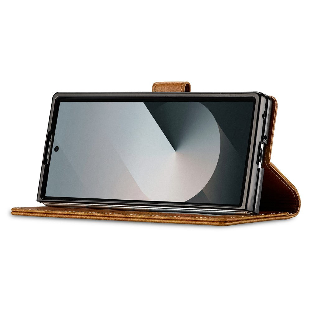 LC.IMEEKE for Samsung Galaxy Z Fold8 Ultra Case Wallet Calf Texture Leather Phone Cover
