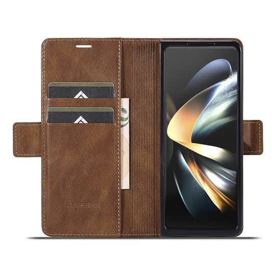 Galaxy Z Fold8 Ultra – Wallet-Handyhülle aus PU-Leder und TPU, mit Ständer, mit Kartenfach, mit RFID-Schutz