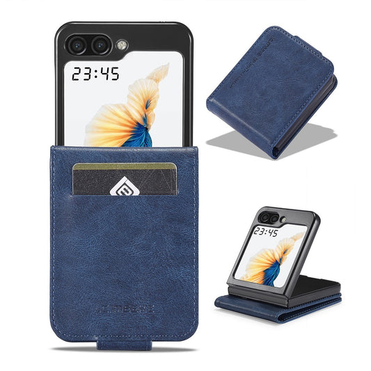 Galaxy Z Flip8 – Wallet-Handyhülle aus PU-Leder und TPU, mit Ständer, mit Kartenfach, mit RFID-Schutz