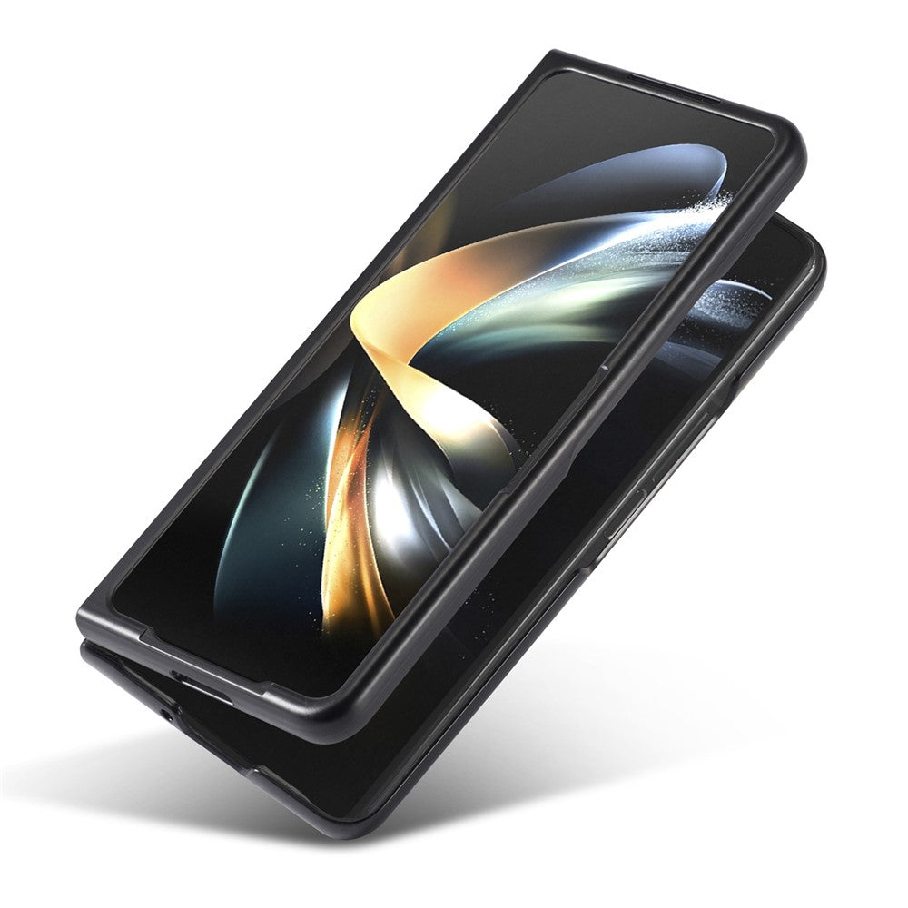 LC.IMEEKE For Samsung Galaxy Z Fold8 Ultra Case Carbon Fiber Texture Leather + TPU + EVA Phone Cover