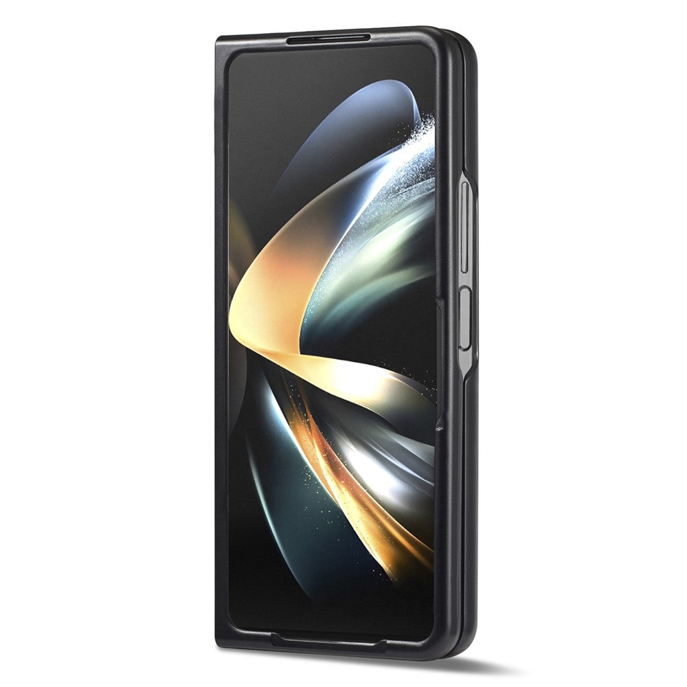 LC.IMEEKE For Samsung Galaxy Z Fold8 Ultra Case Carbon Fiber Texture Leather + TPU + EVA Phone Cover