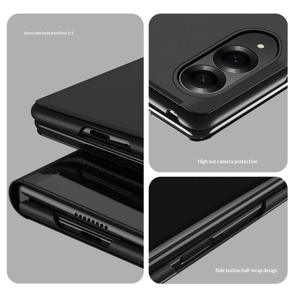 For Samsung Galaxy Z Fold8 Flip Leather Cover with Stand Full Body Protective Phone Case