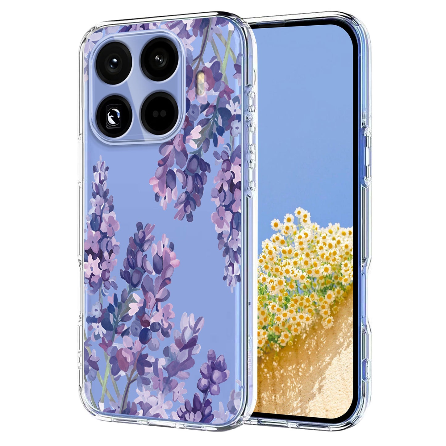 Xiaomi 17T Pro – Handyhülle aus TPU, mit Blumenmotiv