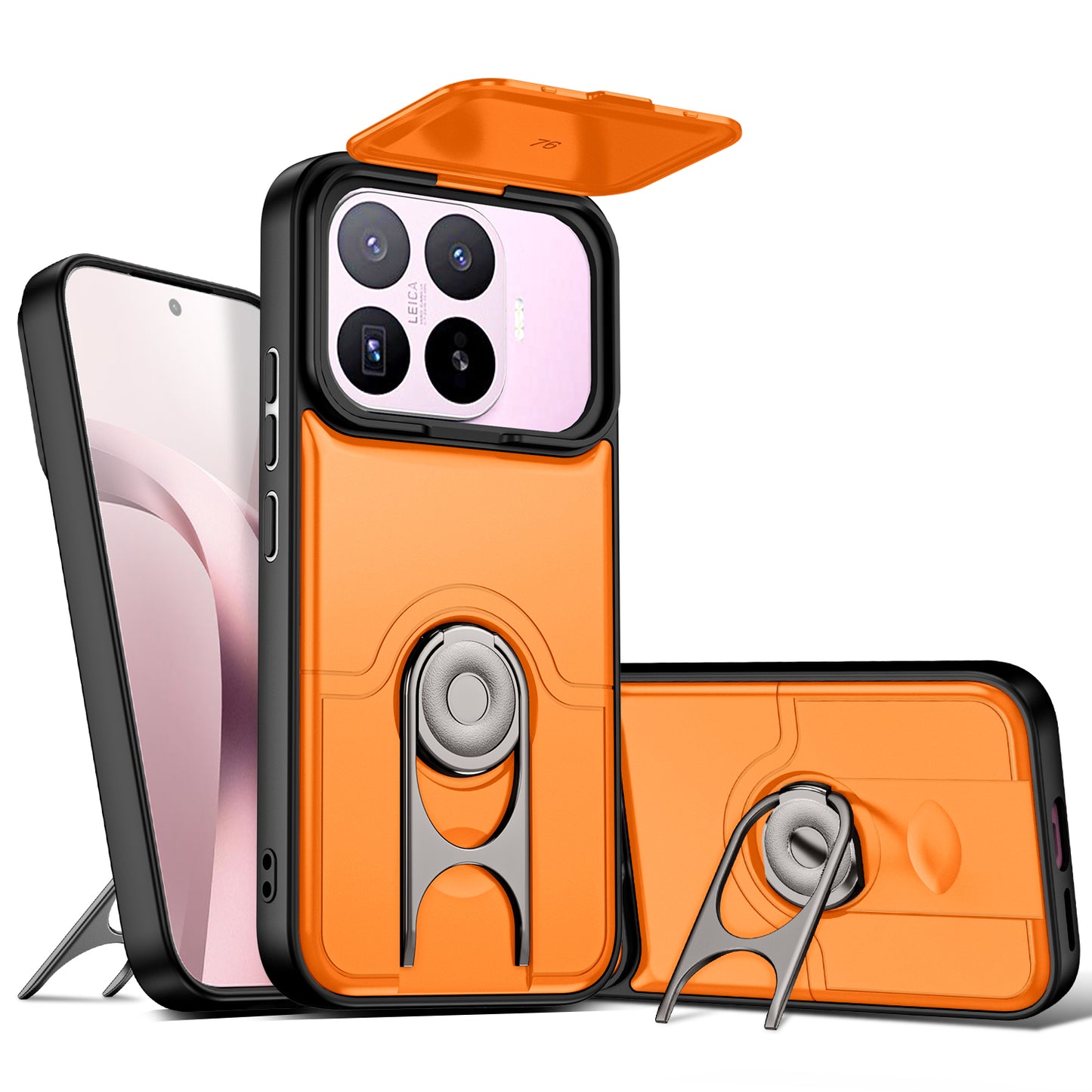 Xiaomi 17T – Handyhülle aus PC und TPU, mit Ständer, mit Kameraschutz