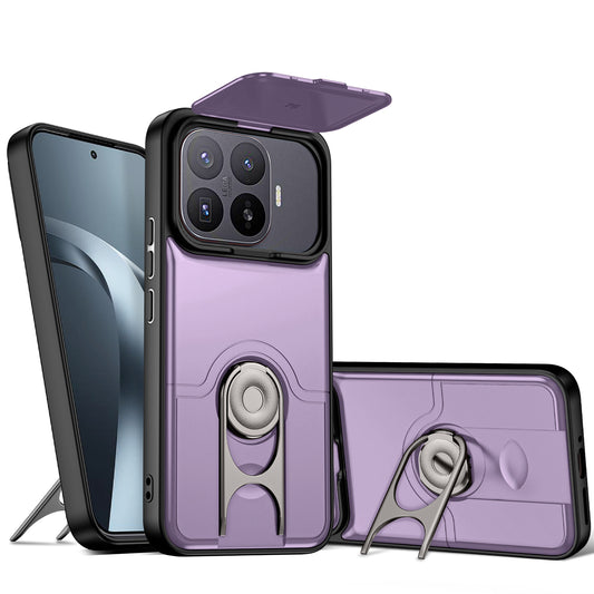 Xiaomi 17T Pro – Handyhülle aus PC und TPU, mit Ständer, mit Kameraschutz