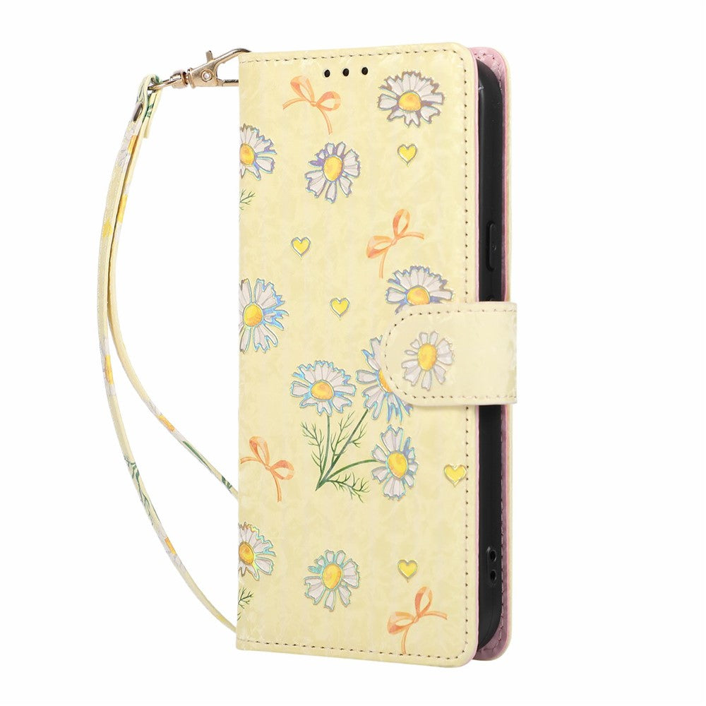 For Google Pixel 11 Pro XL Case RFID Blocking Flower Leather Phone Cover