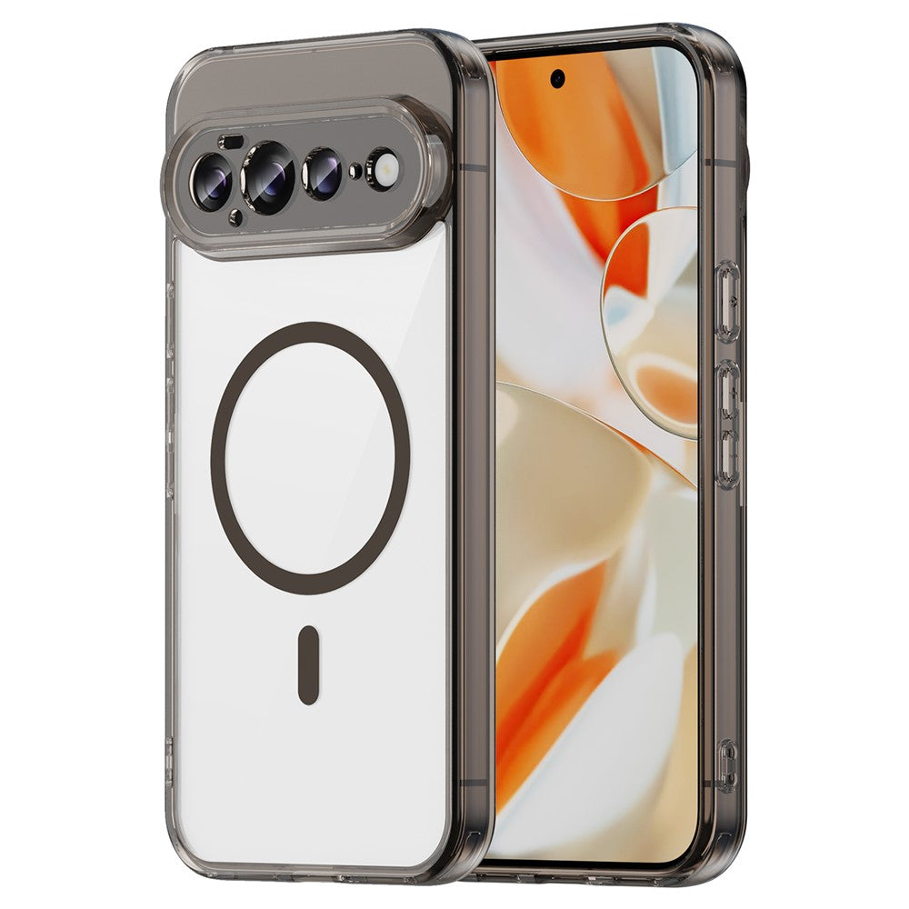 For Google Pixel 11 Pro XL Magnetic Case Clear PC + TPU Shockproof Phone Back Cover
