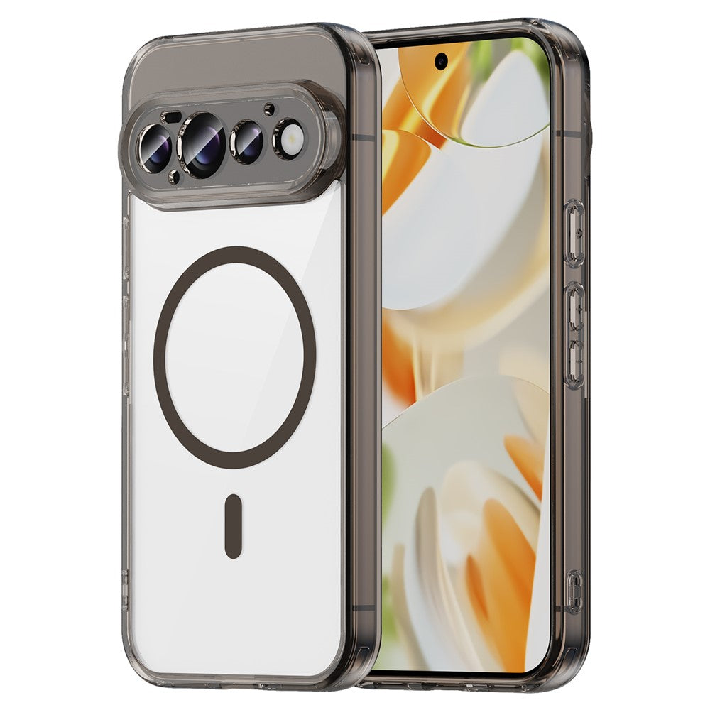 For Google Pixel 11 Magnetic Case Clear PC + TPU Shockproof Phone Back Cover