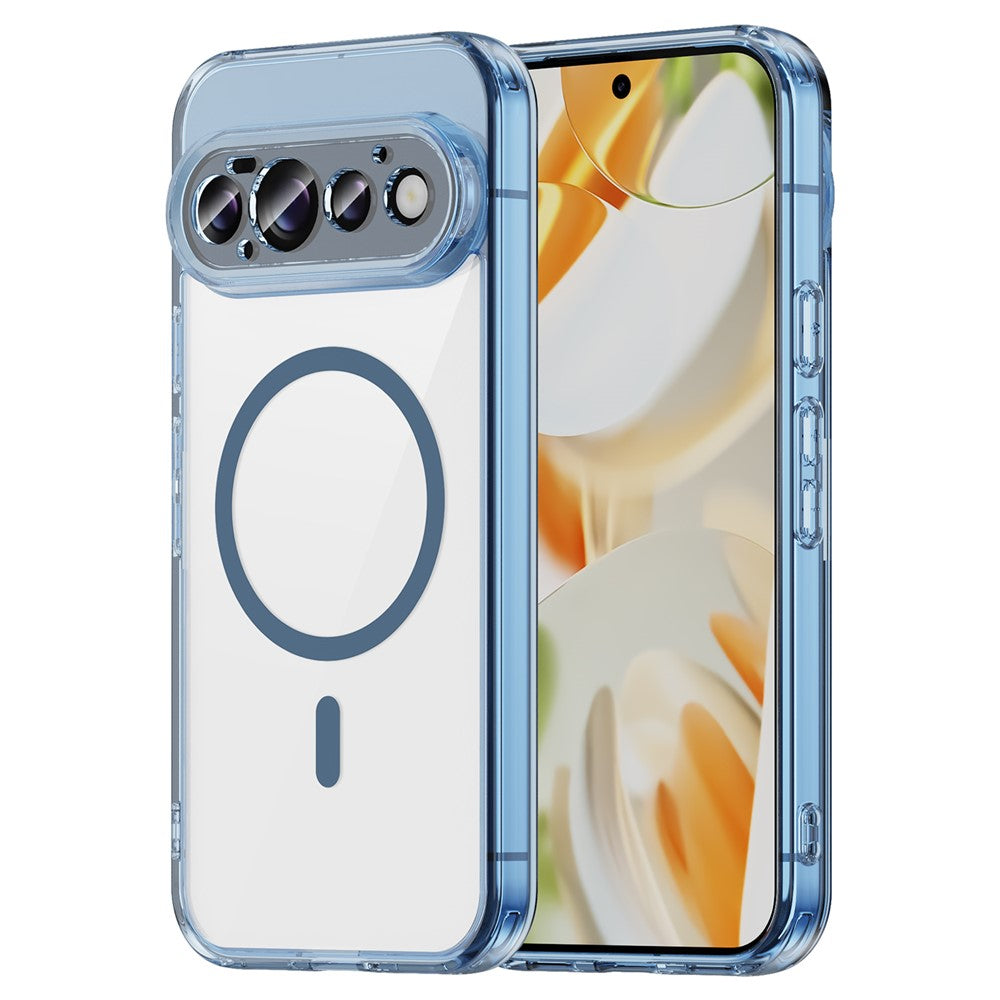 For Google Pixel 11 Magnetic Case Clear PC + TPU Shockproof Phone Back Cover