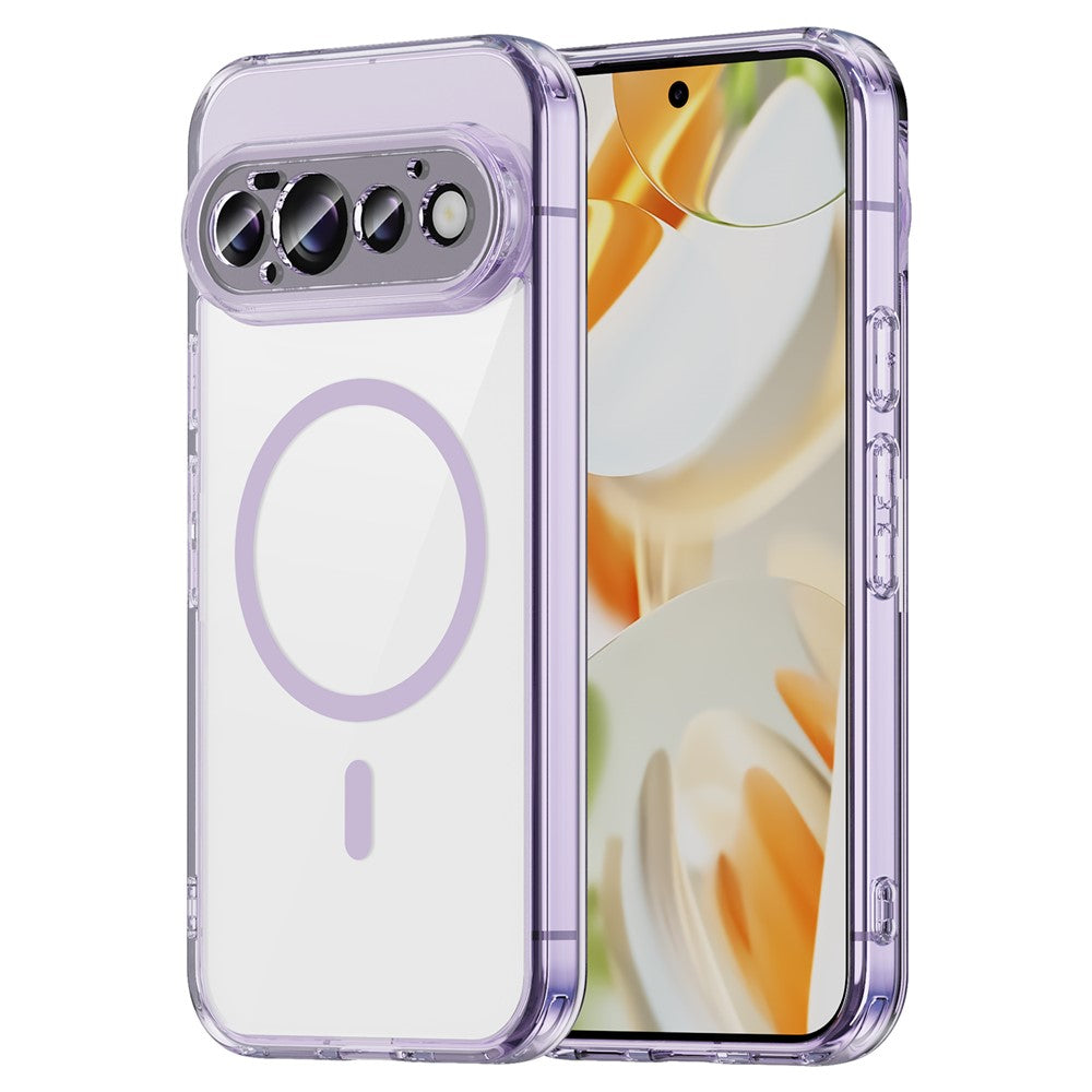 For Google Pixel 11 Magnetic Case Clear PC + TPU Shockproof Phone Back Cover