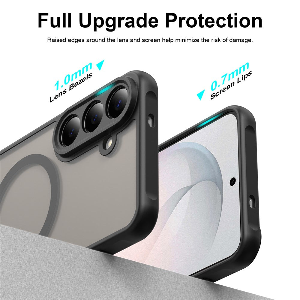 For Samsung Galaxy S26 FE Magnetic Case Anti Drop Matte PC + TPU Phone Cover