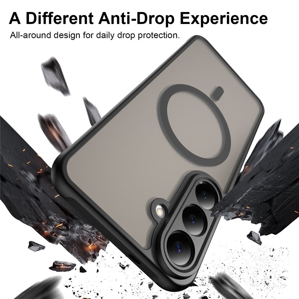 For Samsung Galaxy S26 FE Magnetic Case Anti Drop Matte PC + TPU Phone Cover