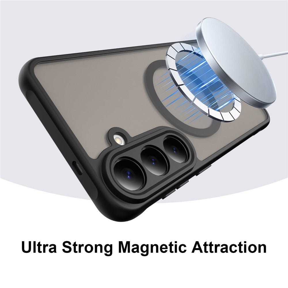 For Samsung Galaxy S26 FE Magnetic Case Anti Drop Matte PC + TPU Phone Cover
