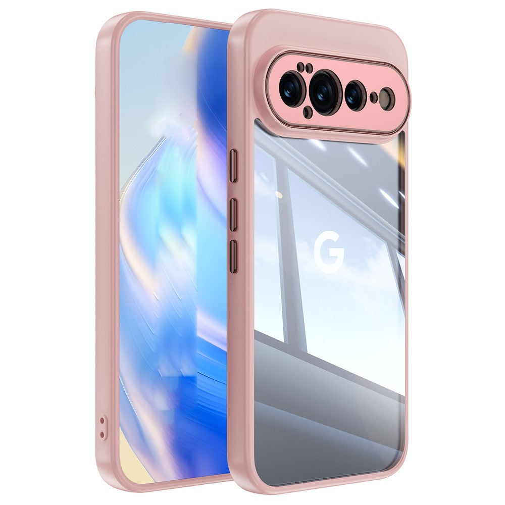 For Google Pixel 11 Pro Case Acrylic TPU Metal Armor Shockproof Protective Cover