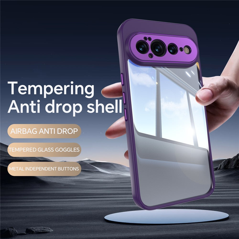 For Google Pixel 11 Case Acrylic TPU Metal Armor Shockproof Protective Cover