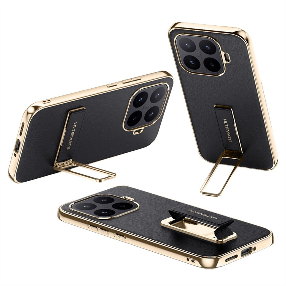 Xiaomi 17T – Handyhülle aus PU-Leder und TPU, mit Ständer, mit Handschlaufe, stoßfest