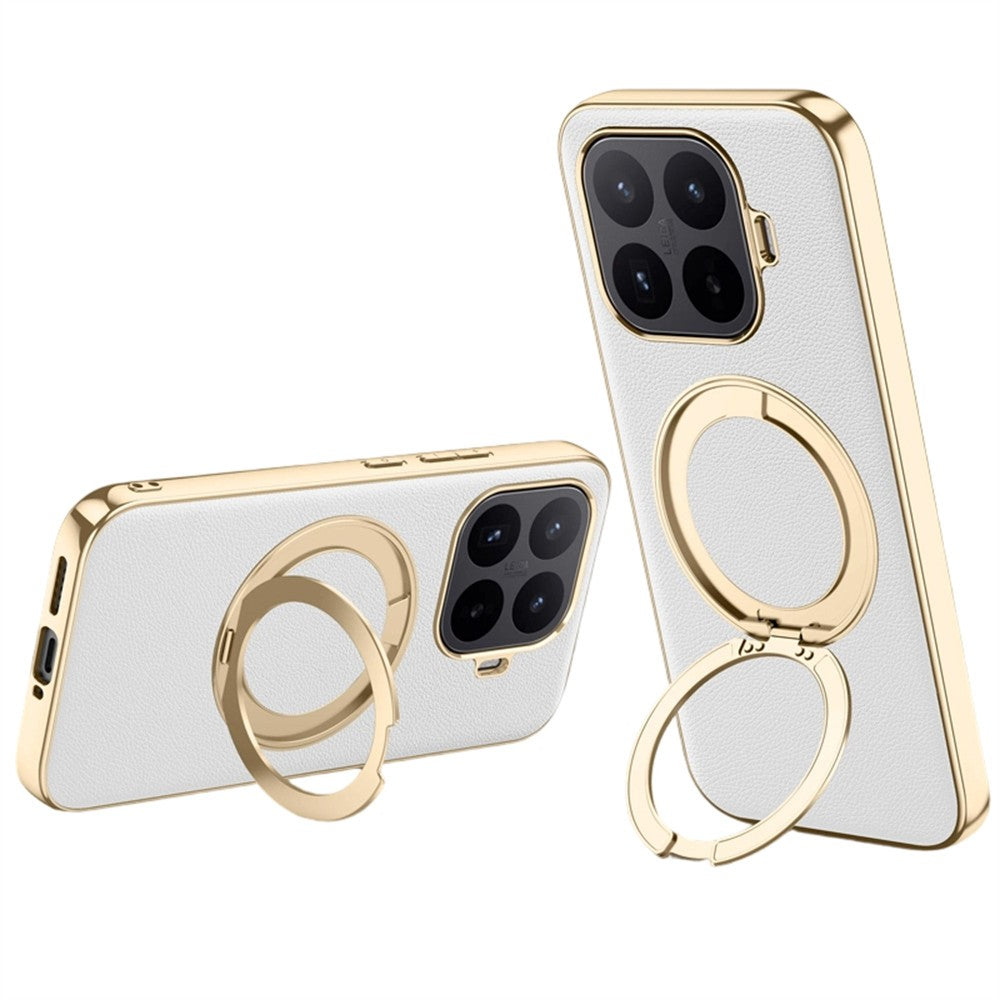 Xiaomi 17T – Magnetische Handyhülle aus PU-Leder und TPU, mit Ständer, stoßfest