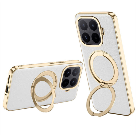 Xiaomi 17T Pro – Magnetische Handyhülle aus PU-Leder und TPU, mit Ständer, stoßfest