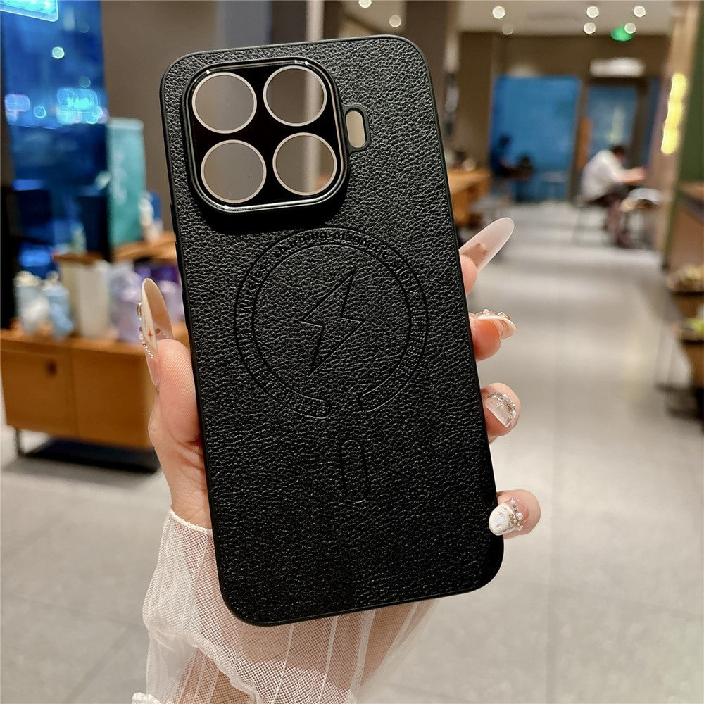 Xiaomi 17T – Magnetische Handyhülle aus PU-Leder und TPU, stoßfest, mit vollständigem Kameraschutz