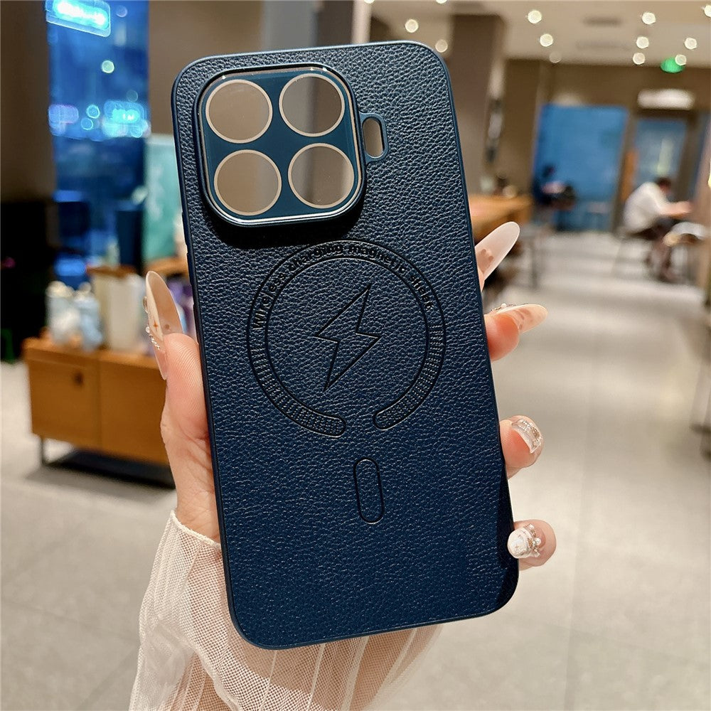 Xiaomi 17T – Magnetische Handyhülle aus PU-Leder und TPU, stoßfest, mit vollständigem Kameraschutz