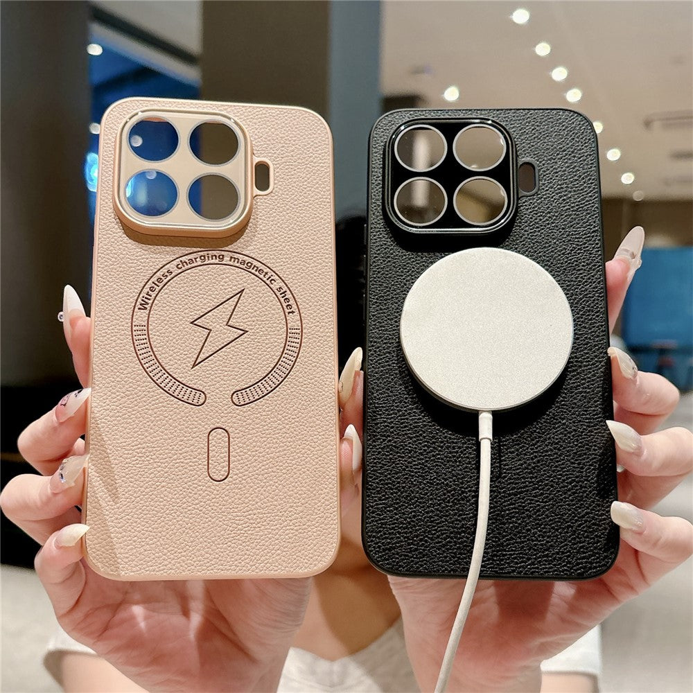 Xiaomi 17T Pro – Magnetische Handyhülle aus PU-Leder und TPU, stoßfest, mit vollständigem Kameraschutz