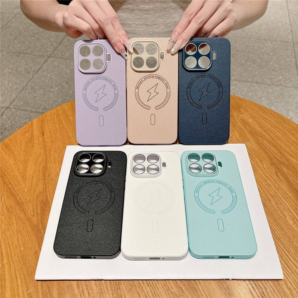 Xiaomi 17T Pro – Magnetische Handyhülle aus PU-Leder und TPU, stoßfest, mit vollständigem Kameraschutz