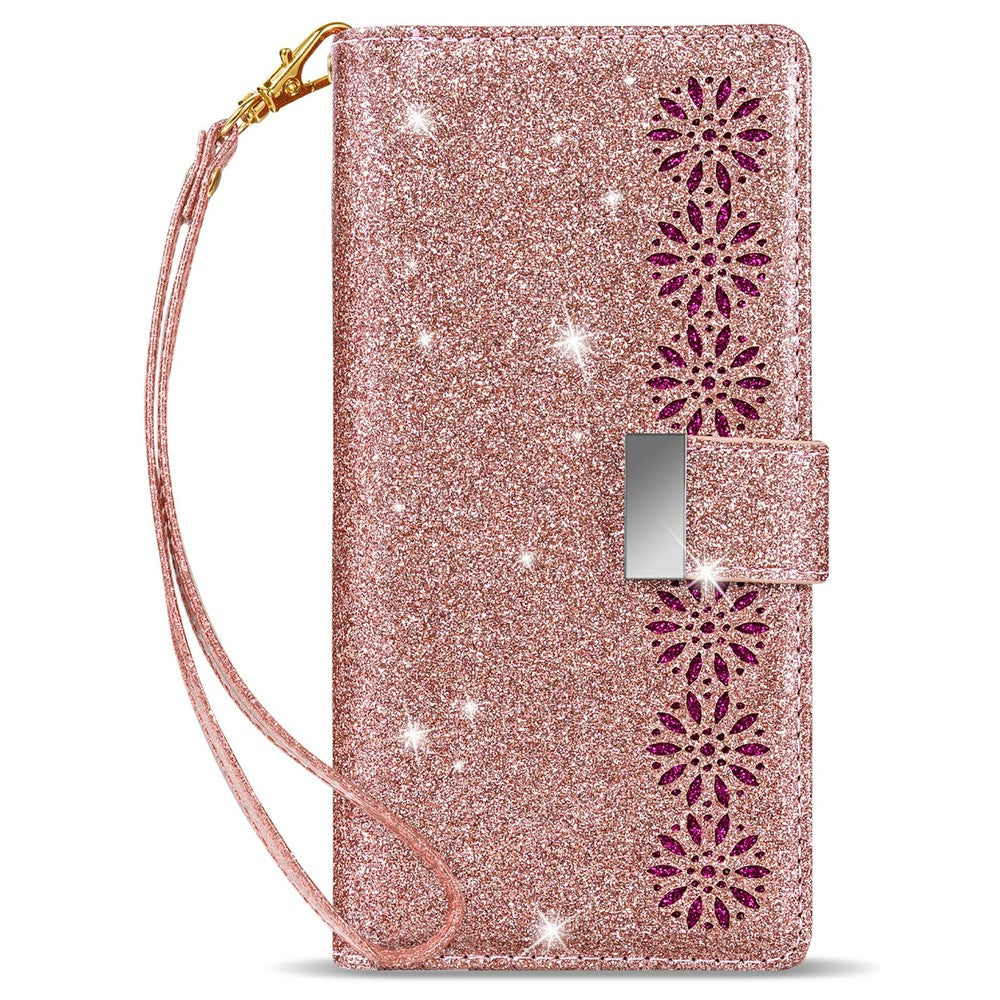 For Samsung Galaxy Z Fold8 Ultra Case Card Holder Starry Sky Carving PU Leather + PC Phone Cover