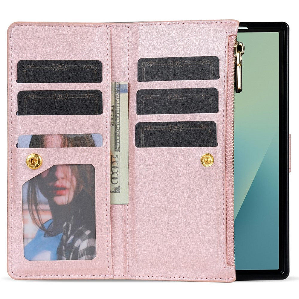 For Samsung Galaxy Z Fold8 Ultra Case Card Holder Starry Sky Carving PU Leather + PC Phone Cover