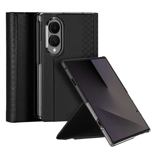 Galaxy Z Fold8 – Handyhülle aus PC und PU-Leder, mit Ständer, mit Kartenfach