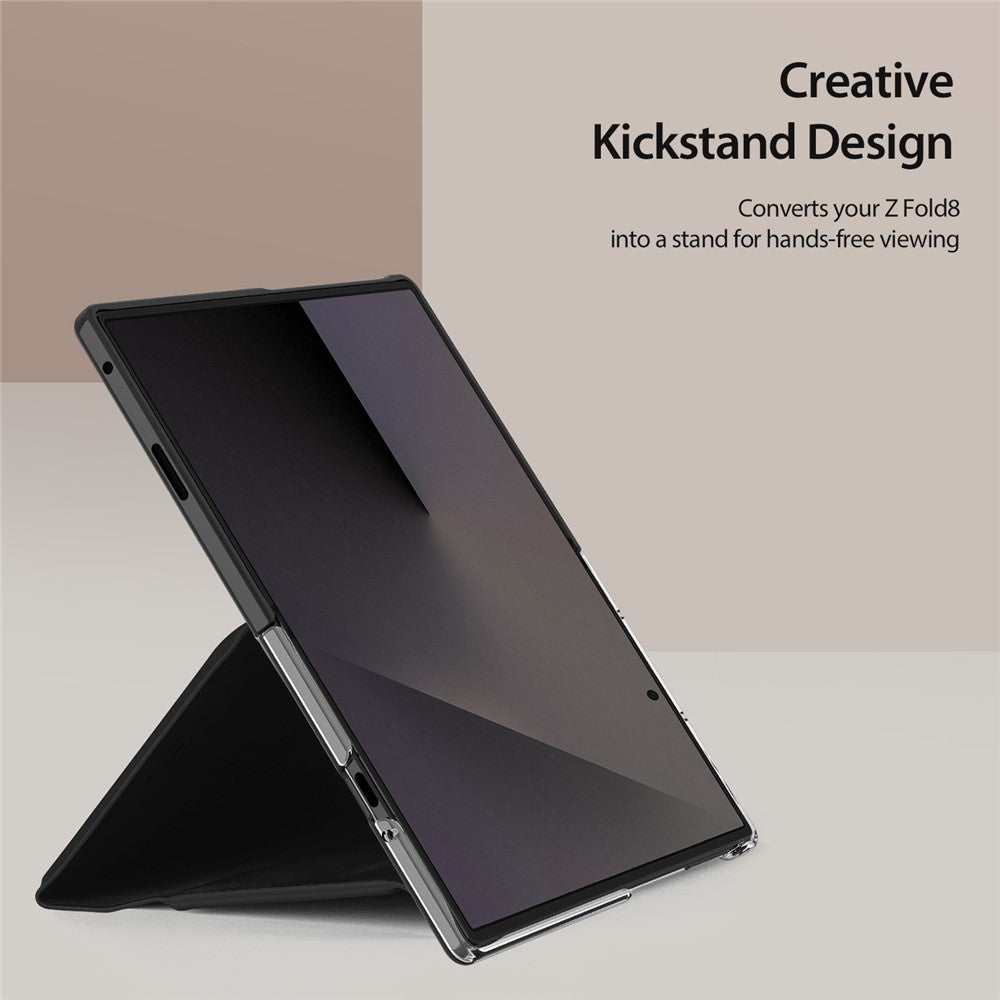 DUX DUCIS Bril Series for Samsung Galaxy Z Fold8 Cases with Card Slot Leather Phone Cover Stand