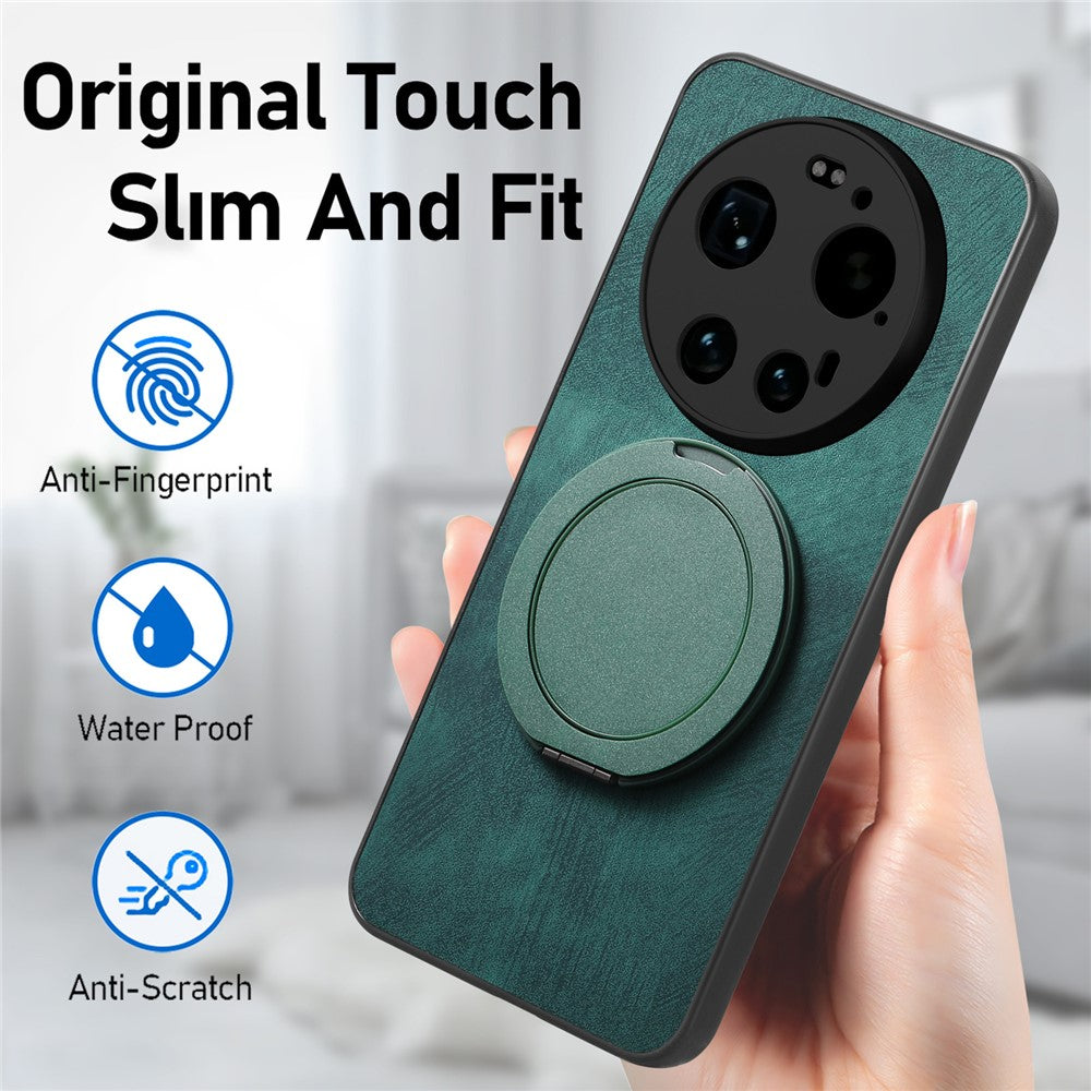 Xiaomi 17 Ultra 5G – Magnetische Handyhülle aus Kunststoff, PU-Leder und TPU, mit Ständer