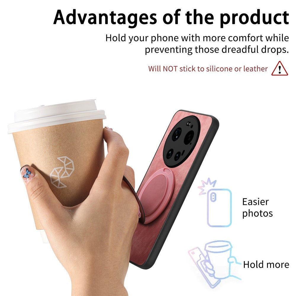 Xiaomi 17 Ultra 5G – Magnetische Handyhülle aus Kunststoff, PU-Leder und TPU, mit Ständer